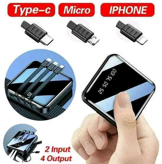 Mini Smart Power Bank – 20000mAh