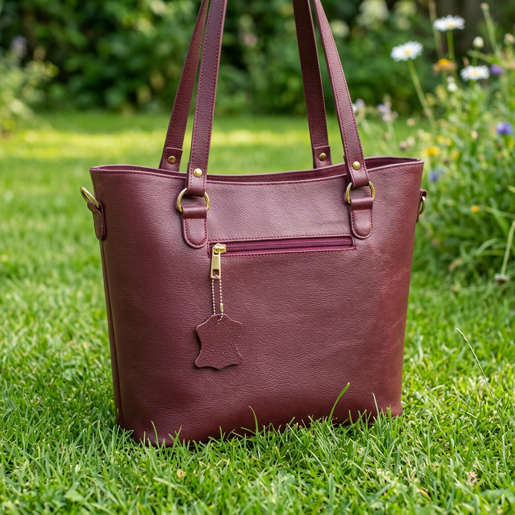 The Madison Carry all Tote Red Wine